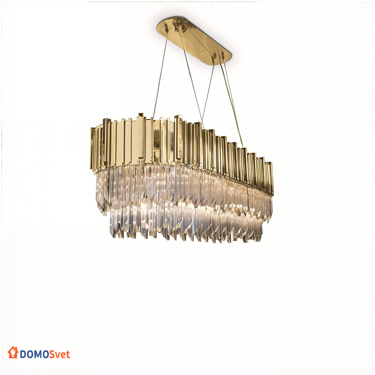 Люстри У Стилі Сучасна Класика Empire Gold Oval Domosvet Design 250914-241791