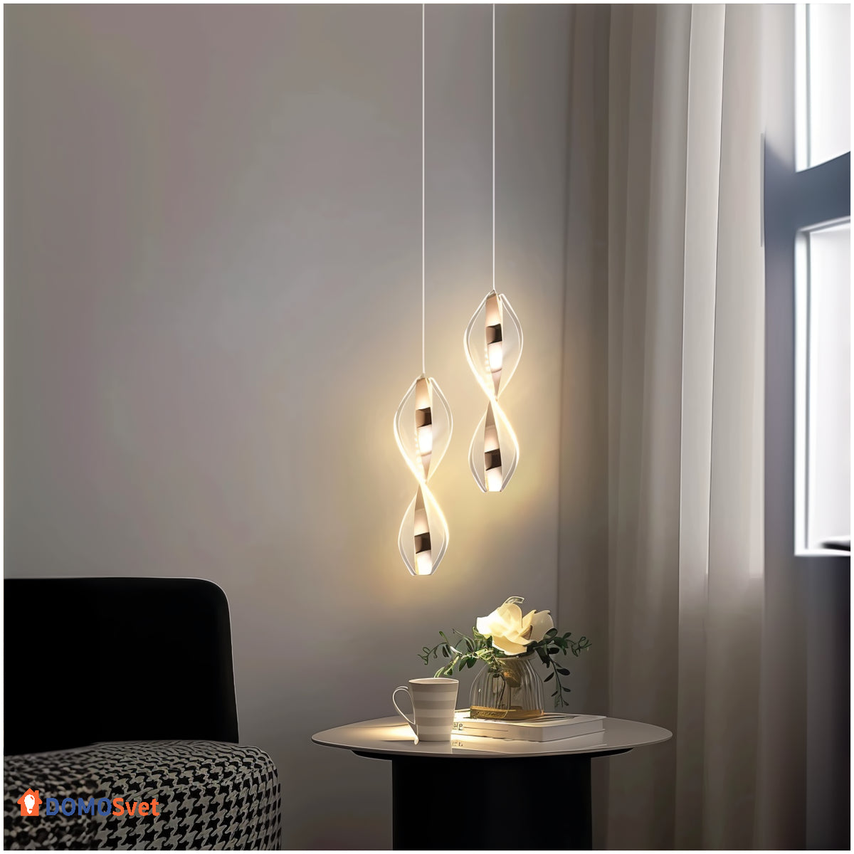 Люстра Twister 2 Pair Domosvet Design 250914-241798