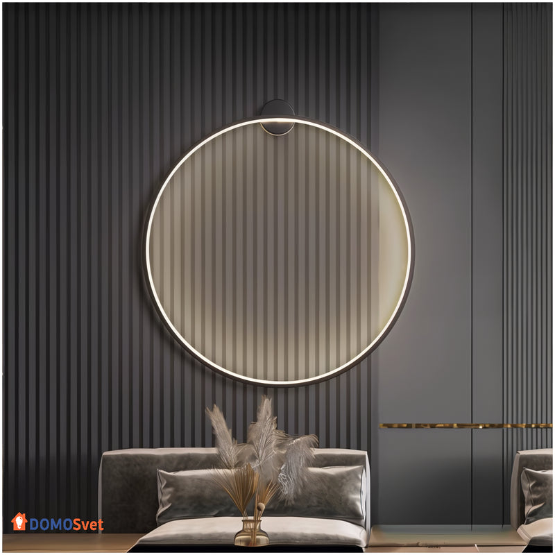 Настінний Світильник Round Led Black D-1000 Domosvet Design 250914-241864