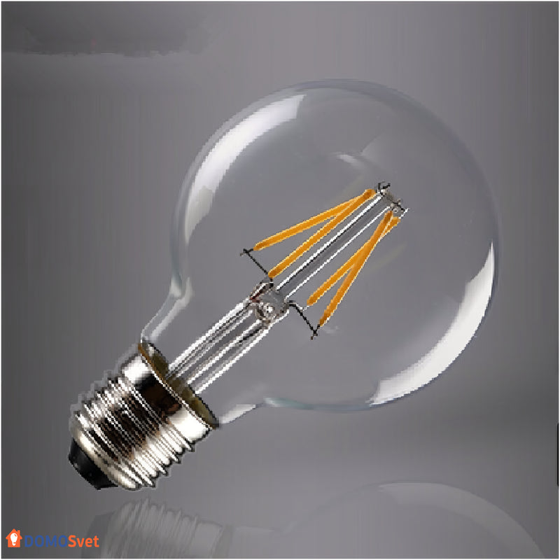 Лампа Едісона Led G80 6w 1800k Диммована Domosvet Design 25103-243588