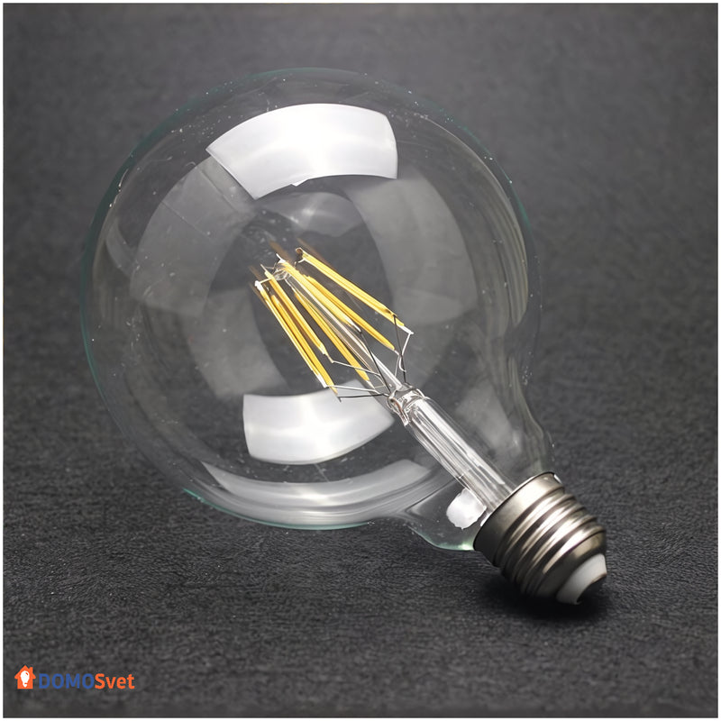 Лампа Едісона Led G80 6w 1800k Диммована Domosvet Design 25103-243588