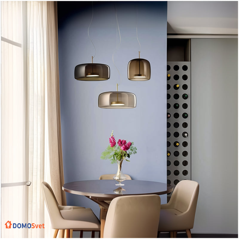 Підвіс Led Glow Smoky Grey Domosvet Design 25103-243666