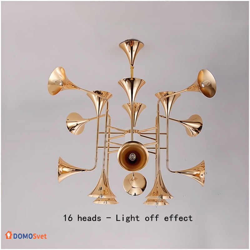 Люстра Saxo Gold New Domosvet Design 25103-243779