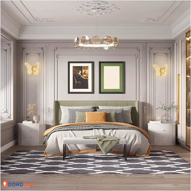 Бра Led Butterfly Clear Tricolor Domosvet Design 25103-244006