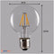 Лампа Едісона Led G80 6w 2700k Диммована Domosvet Design 25103-244007