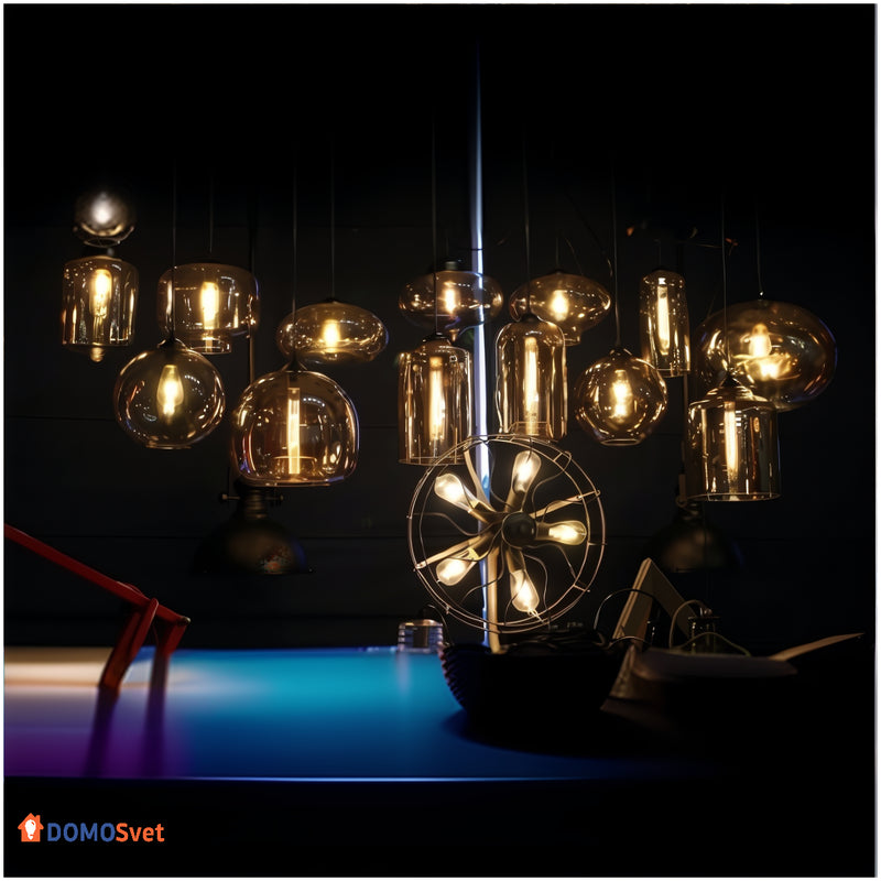 Підвіс Loft Glass Amber Domosvet Design 25103-244099