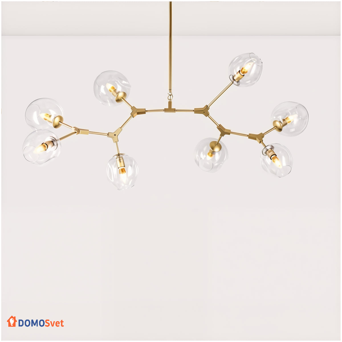 Люстра Glass Gold Clear Domosvet Design 25103-244100