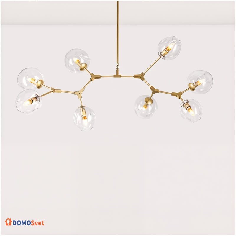 Люстра Glass Gold Clear Domosvet Design 25103-244100