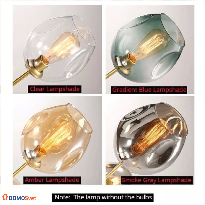 Люстра Glass Gold Clear Domosvet Design 25103-244100