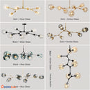 Люстра Glass Gold Clear Domosvet Design 25103-244100