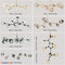 Люстра Glass Gold Clear Domosvet Design 25103-244100