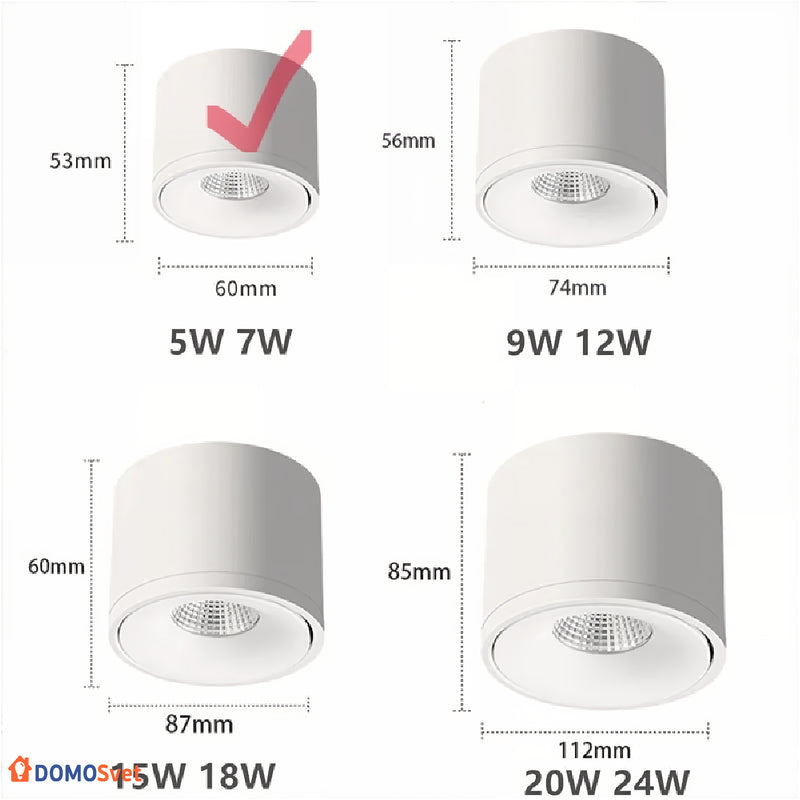 Точковий Світильник Spotlight На Кріпленні 5w 3000k Domosvet Design 25103-244113