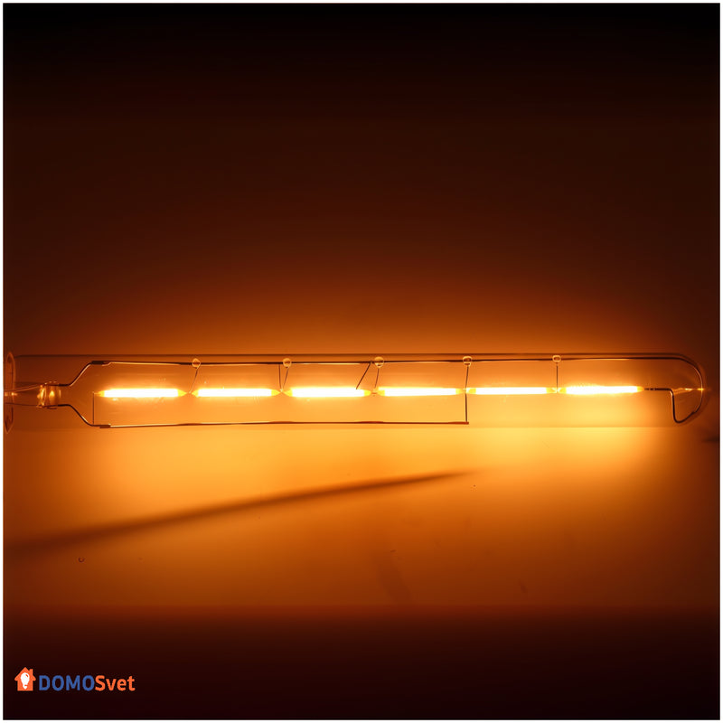 Лампа Эдисона Led T30*300mm 6w 2200k Диммируемая Domosvet Design 25103-244118