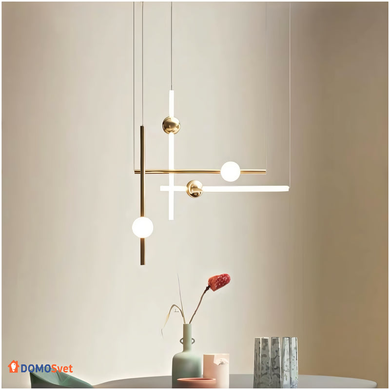 Підвіс Led Elements Gold White Domosvet Design 25103-244121