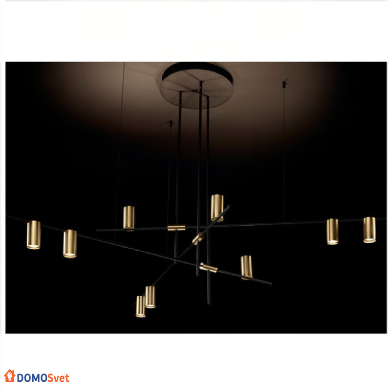 Люстра Led Black Gold Domosvet Design 25103-244129