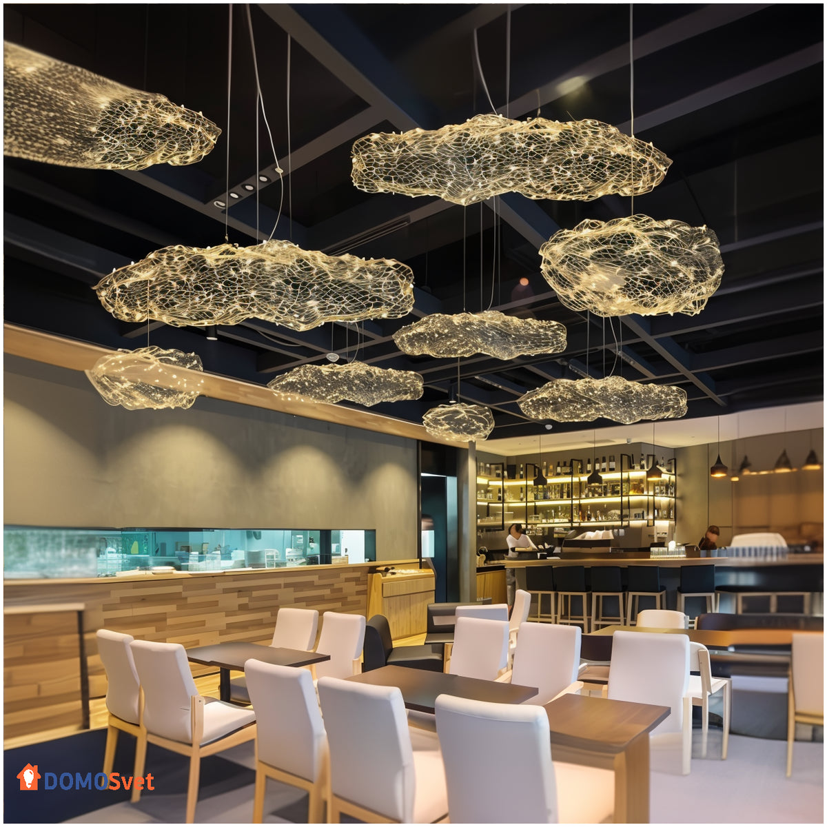 Люстра Led Of Stars Gold Domosvet Design 25103-244133