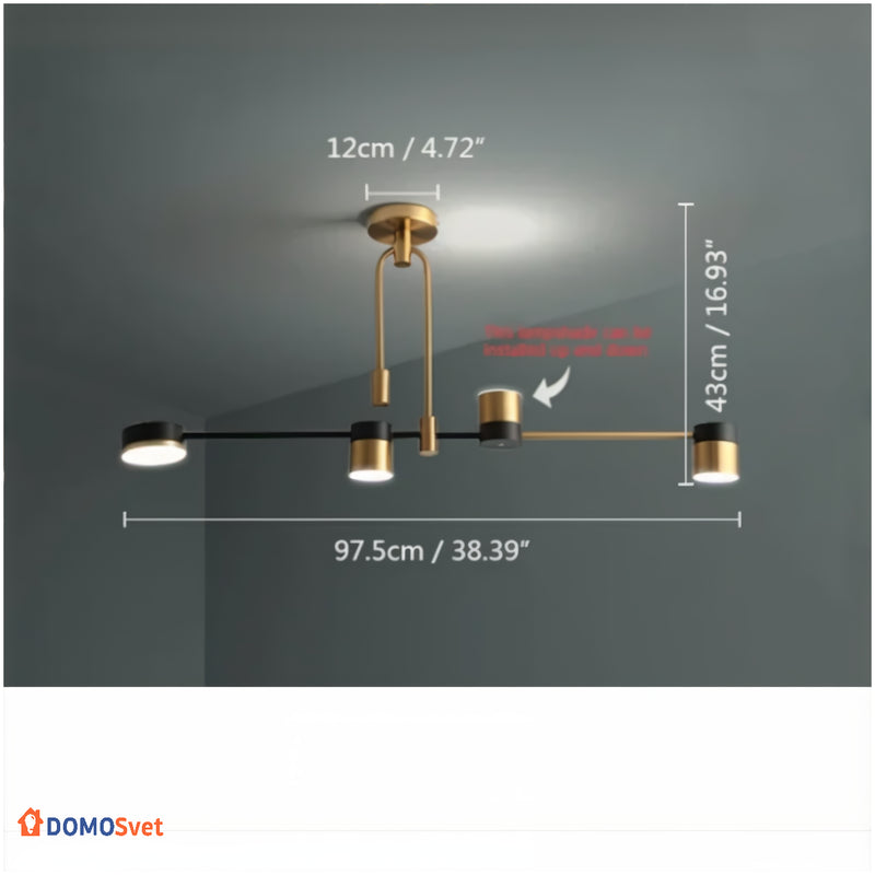 Люстра Led Satellite Domosvet Design 25103-244178