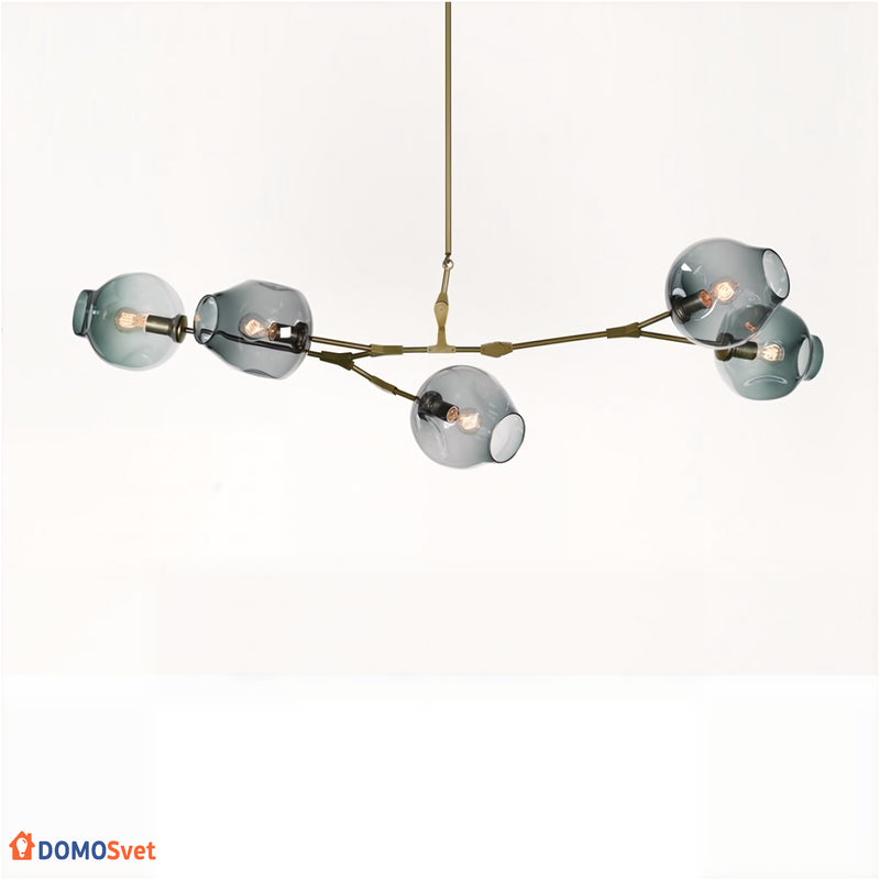Люстра Glass Gold Blue Domosvet Design 25103-244201