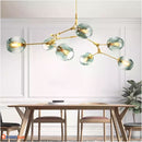 Люстра Glass Gold Blue Domosvet Design 25103-244201