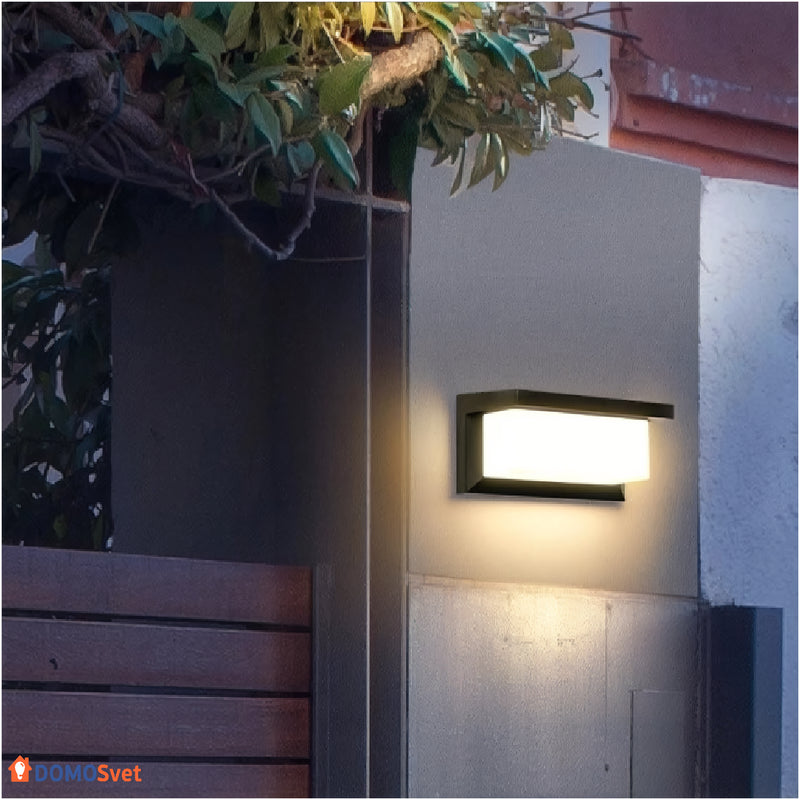 Настінний Вуличний Світильник Black Sensor Domosvet Design 25103-244226