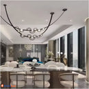 Підвісна Led Люстра Fancy Smoky Grey Domosvet Design 25103-244234