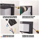 Настінний Вуличний Світильник Black No Sensor Domosvet Design 25103-244243
