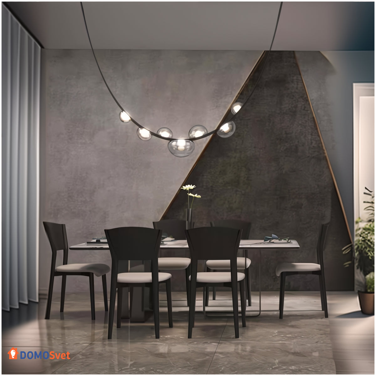 Люстра Dew Lamp Clear Domosvet Design 260814-248957