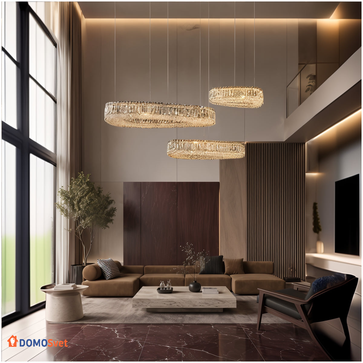 Люстра Crystal Facet Domosvet Design 260814-248960