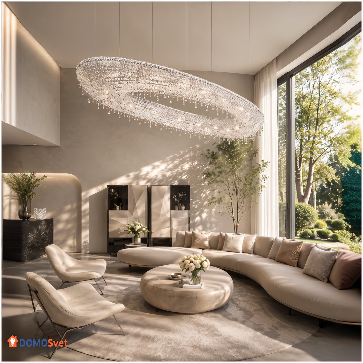 Люстра Celestia Crystal Domosvet Design 260814-248975