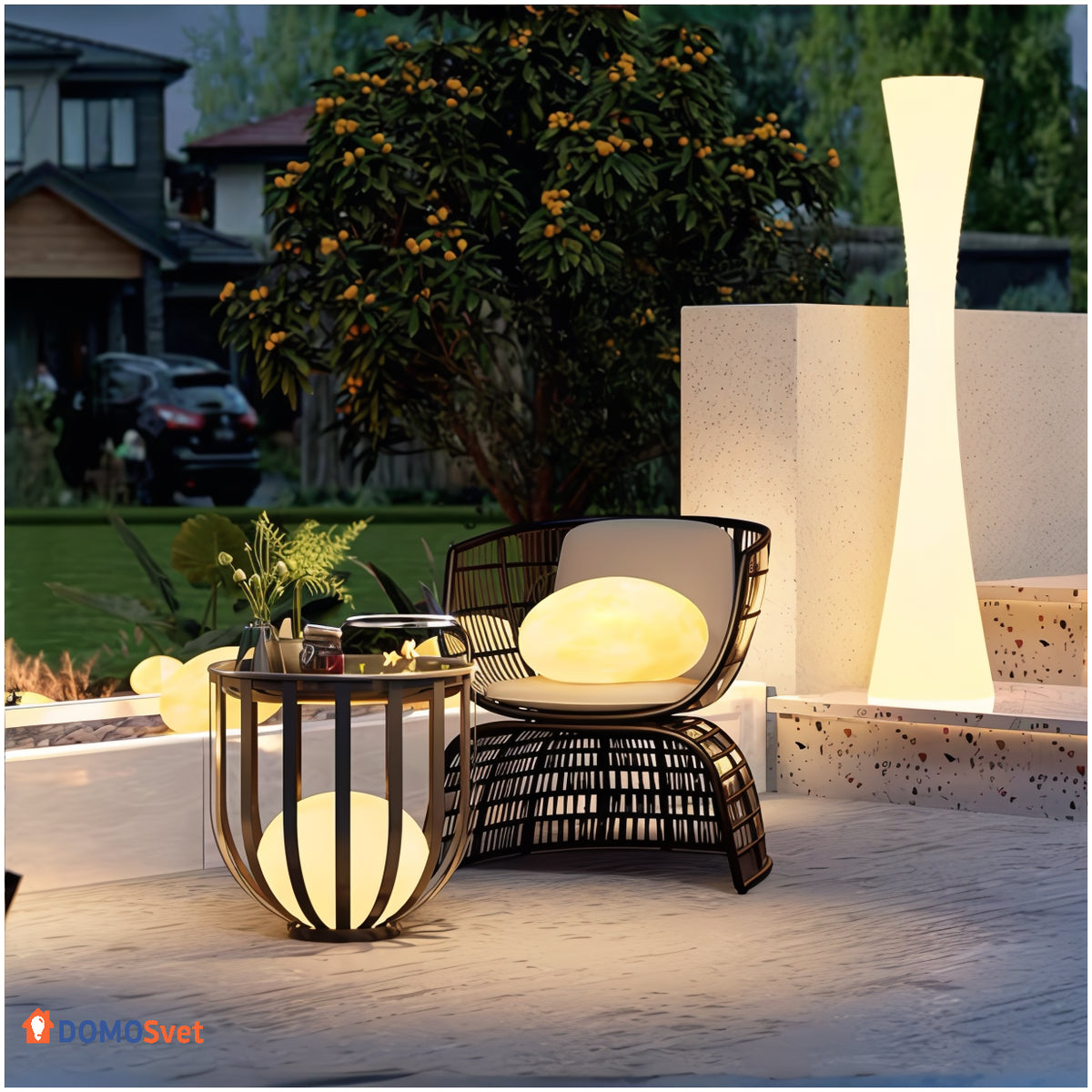 Торшер Plastic Floor Lamp Domosvet Design 260814-248995