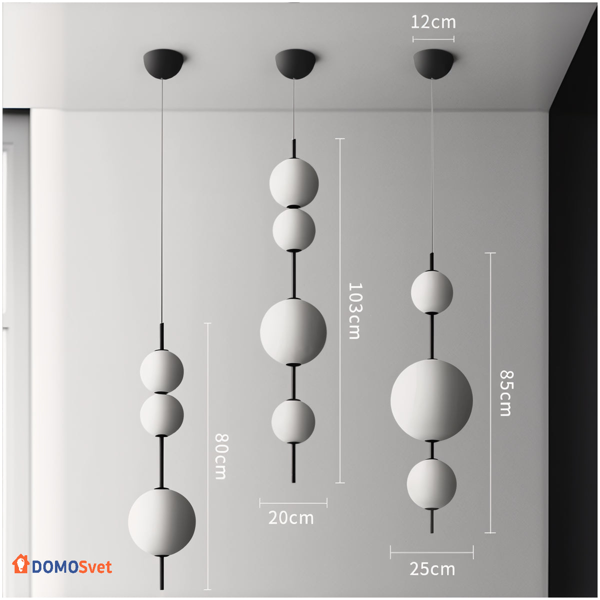 Люстра Balloons Bubbles Domosvet Design 260814-249003