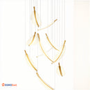 Люстра Golden Leaf Cascade Domosvet Design 260814-249039