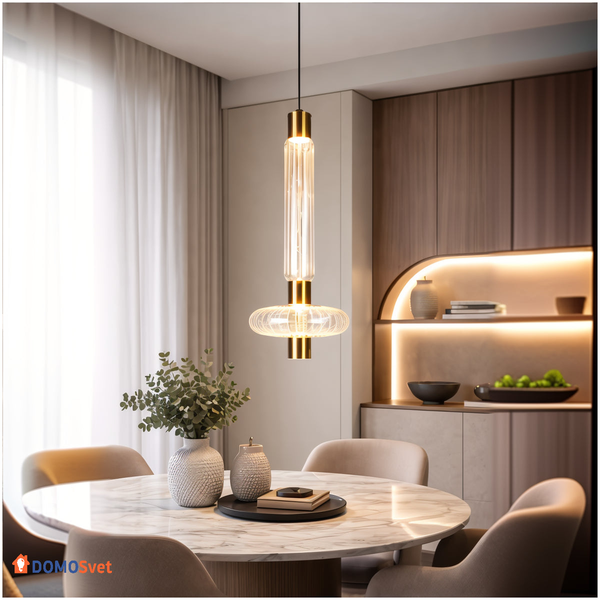 Люстра Veloro Tubus Domosvet Design 260814-249046
