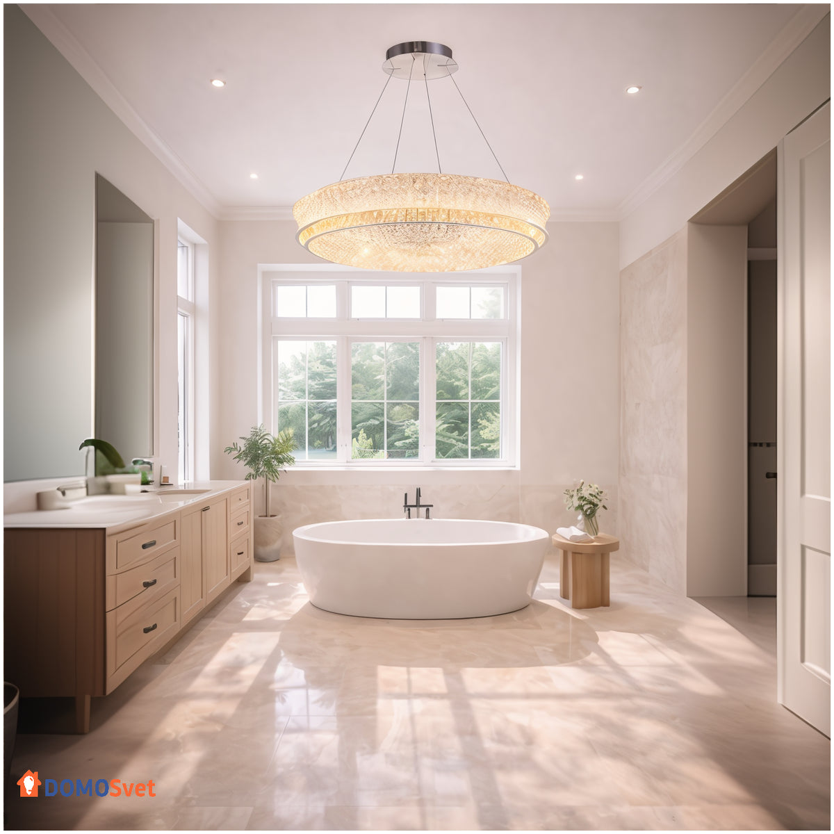 Люстра Crystal Halo Chrome Domosvet Design 260814-249065