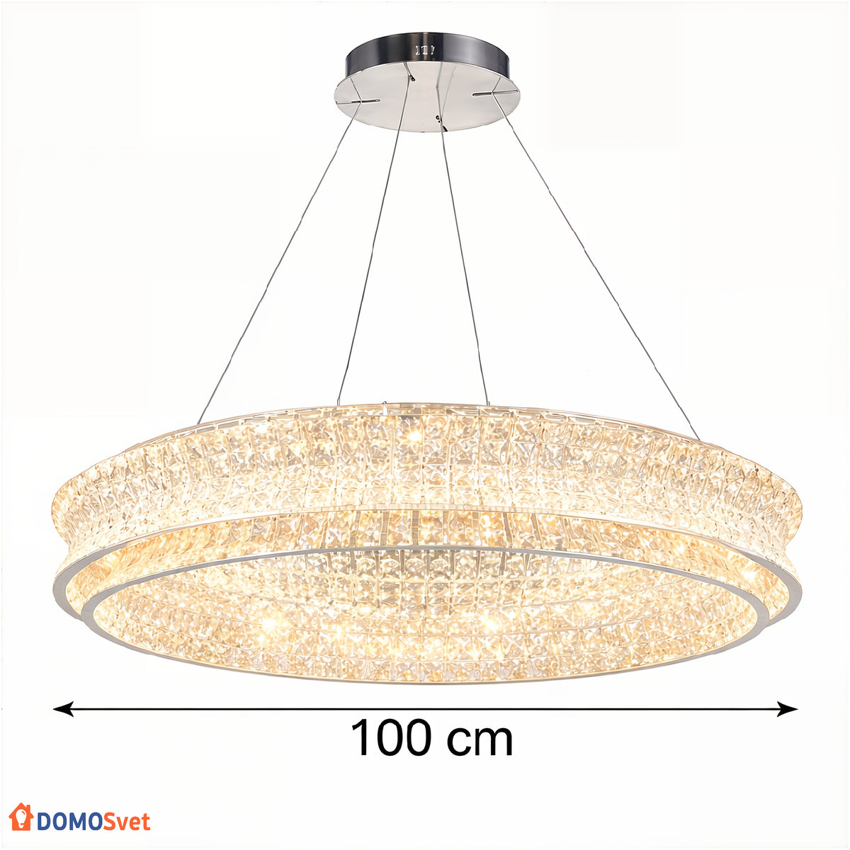 Люстра Crystal Halo Chrome Domosvet Design 260814-249065