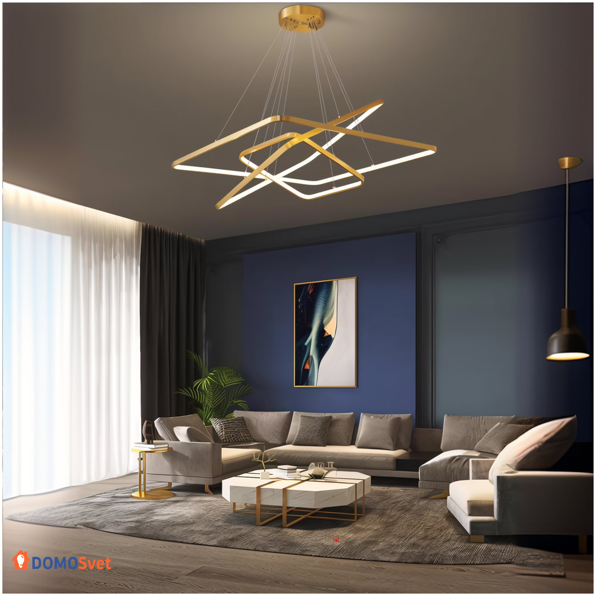 Люстра Contour Cube Lamp Domosvet Design 260814-249070