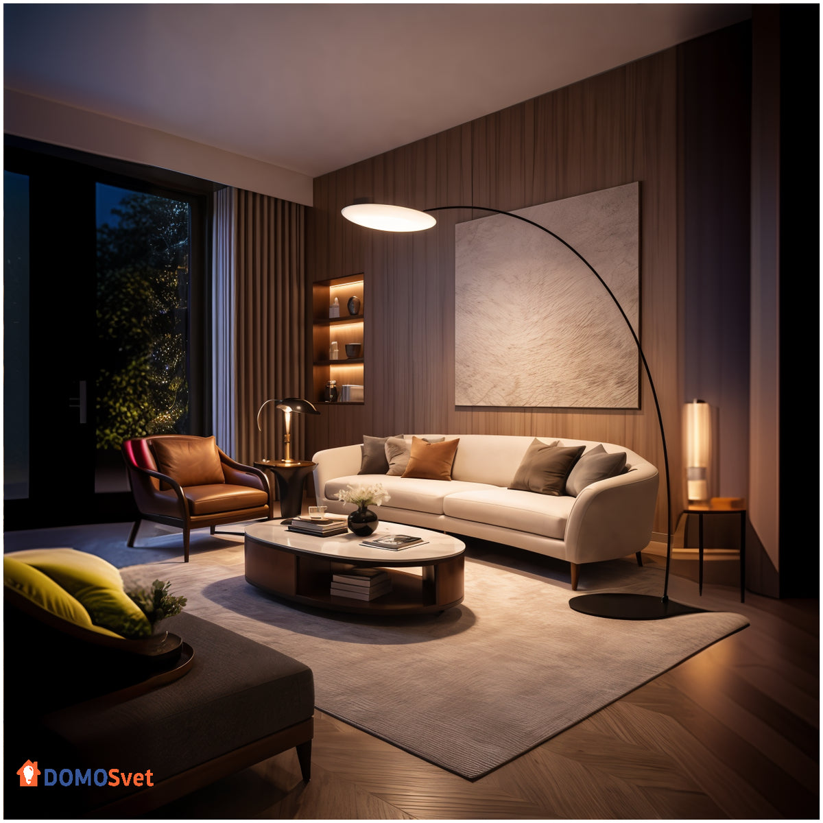 Торшер Підлоговий Arco Puro Domosvet Design 260814-249077