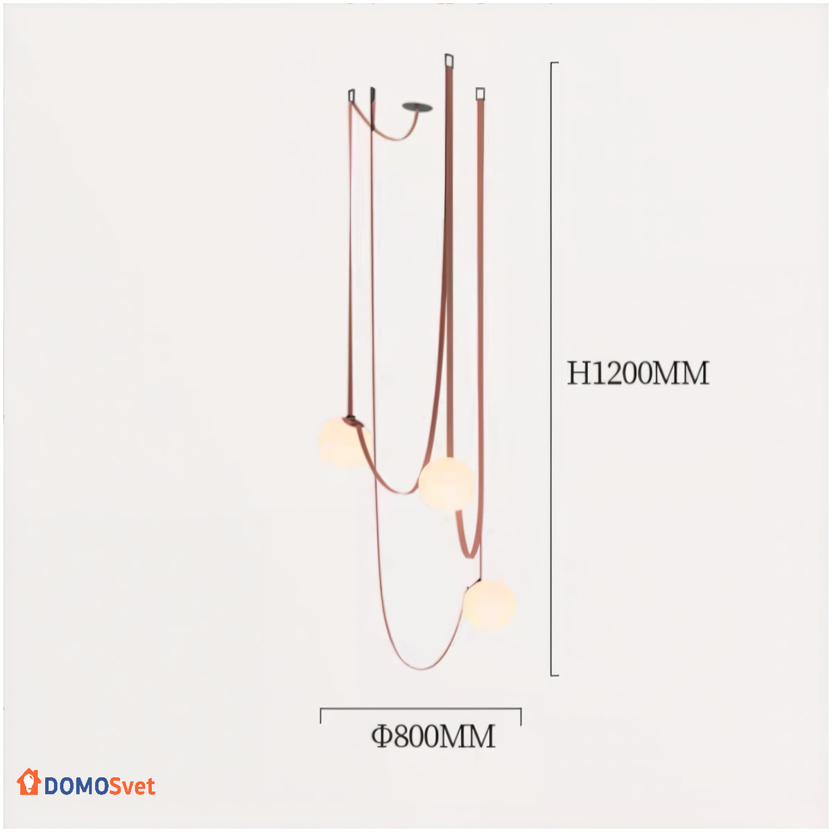 Люстра Hanging Bubbles Domosvet Design 260814-249084