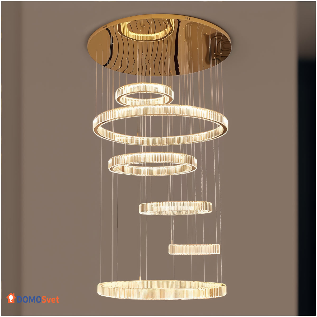 Люстра Aether Rings Domosvet Design 260814-249085