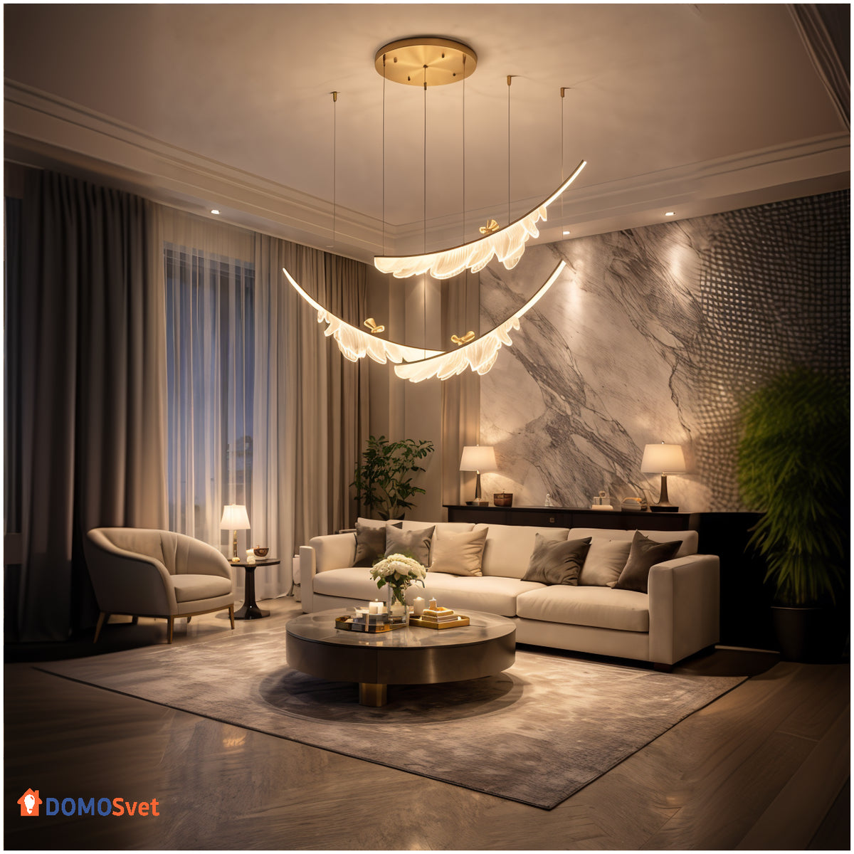 Люстра Maison Lumi Domosvet Design 260814-249093