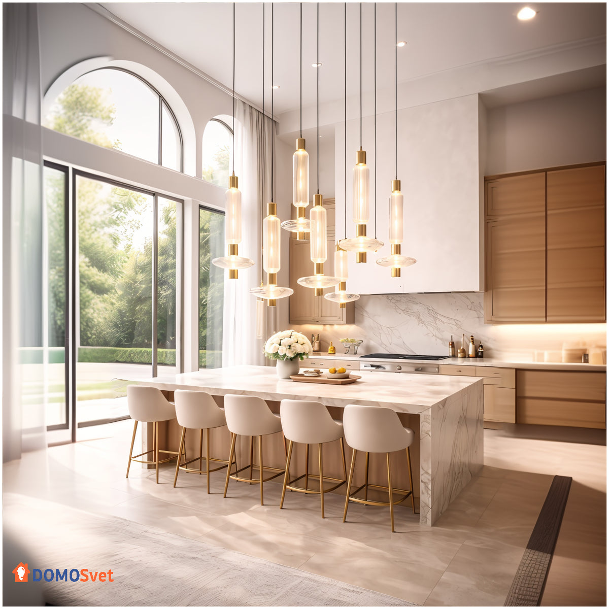 Люстра Veloro Tubus Domosvet Design 260814-249099