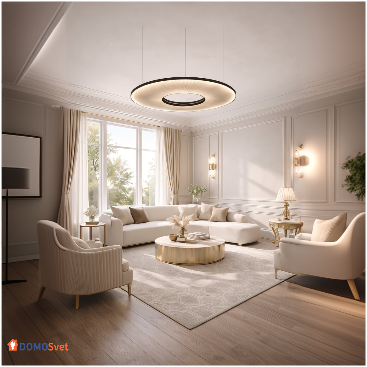 Люстра Aurora Circle G Domosvet Design 260814-249100