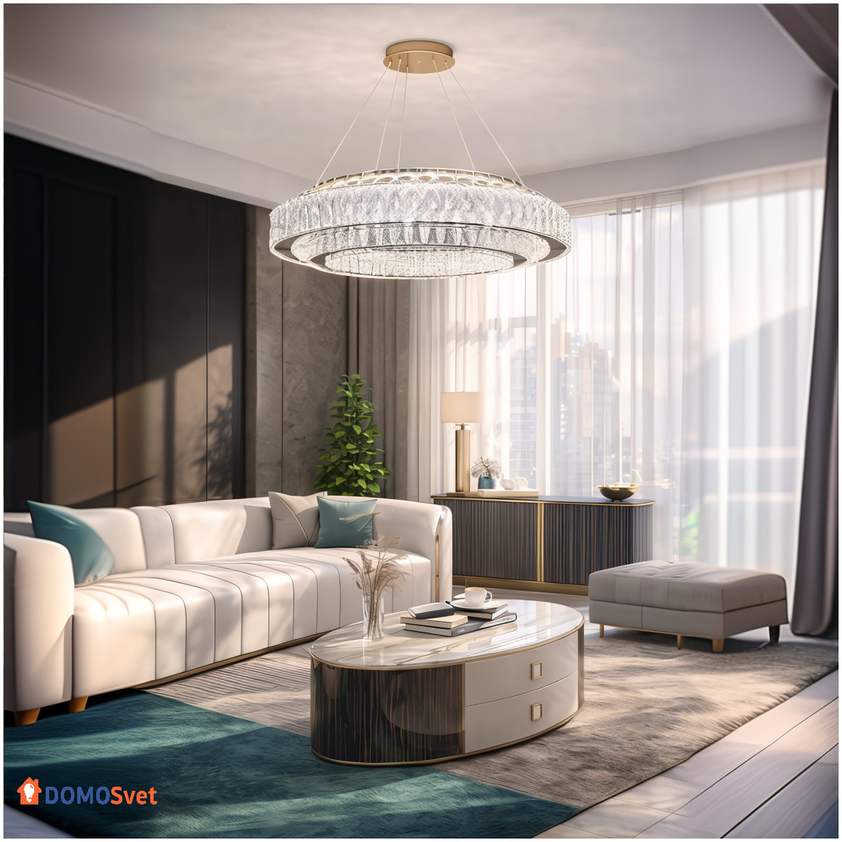 Люстра Imperial Crystal Duo Domosvet Design 260814-249113
