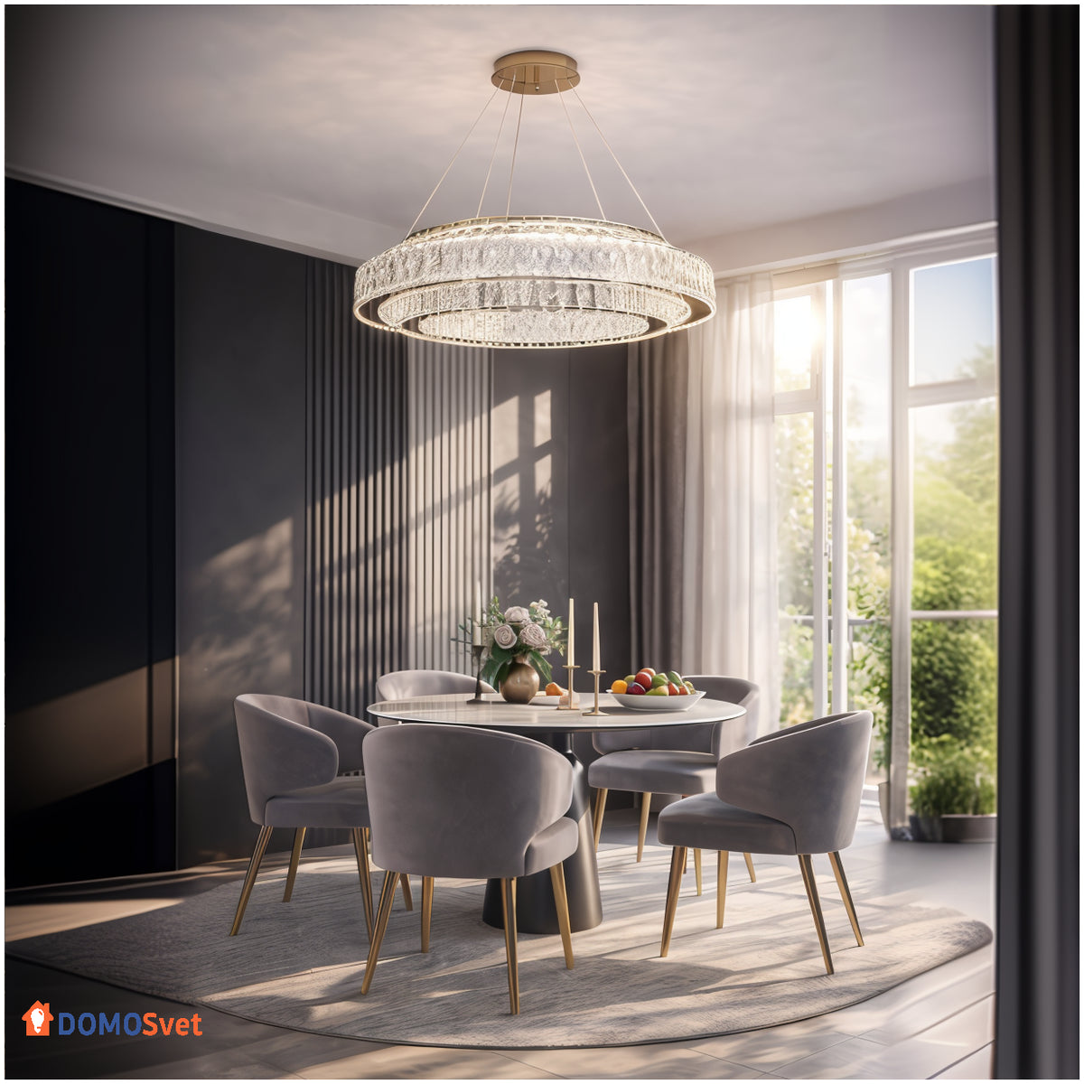 Люстра Imperial Crystal Duo Domosvet Design 260814-249113