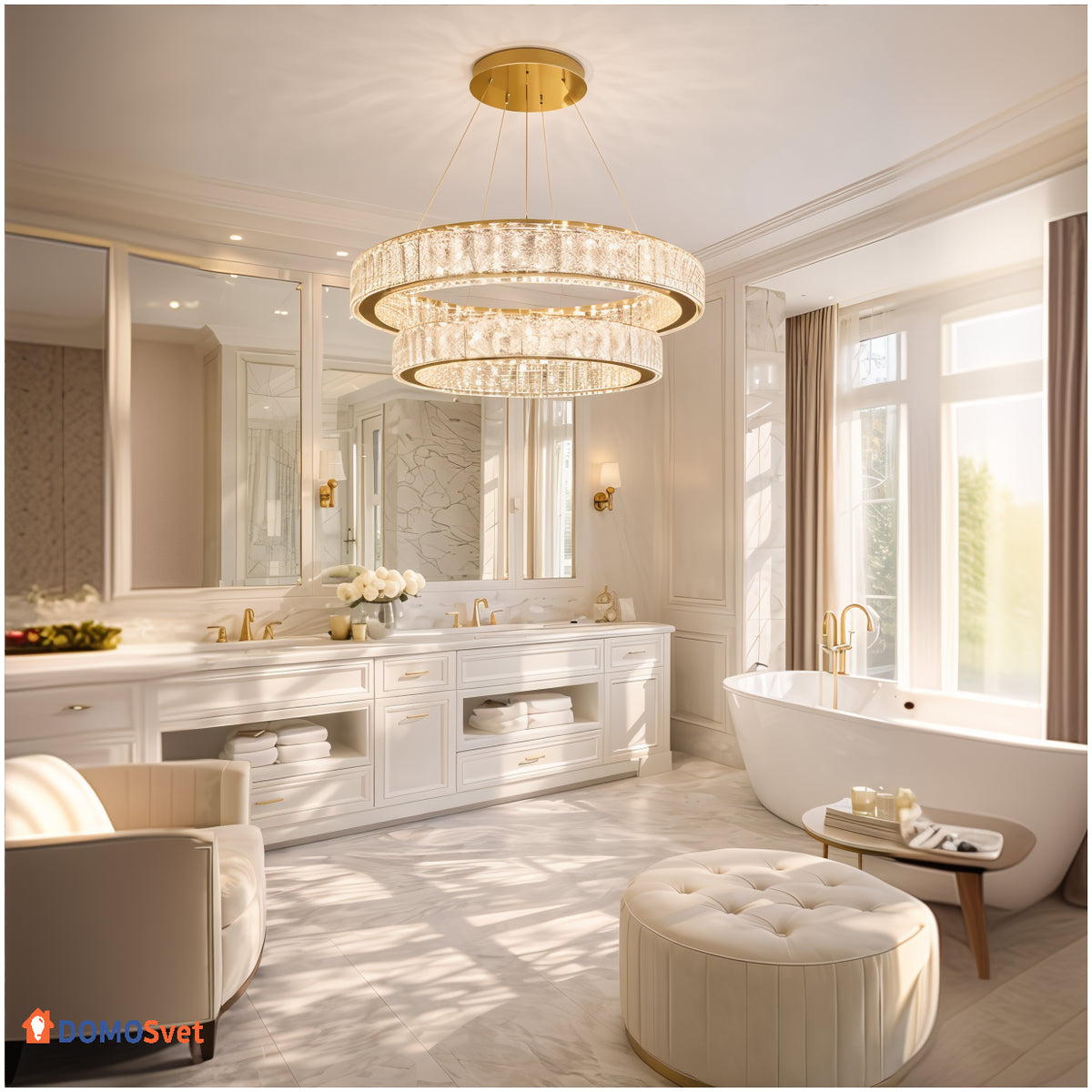Люстра Imperial Crystal Duo Domosvet Design 260814-249115