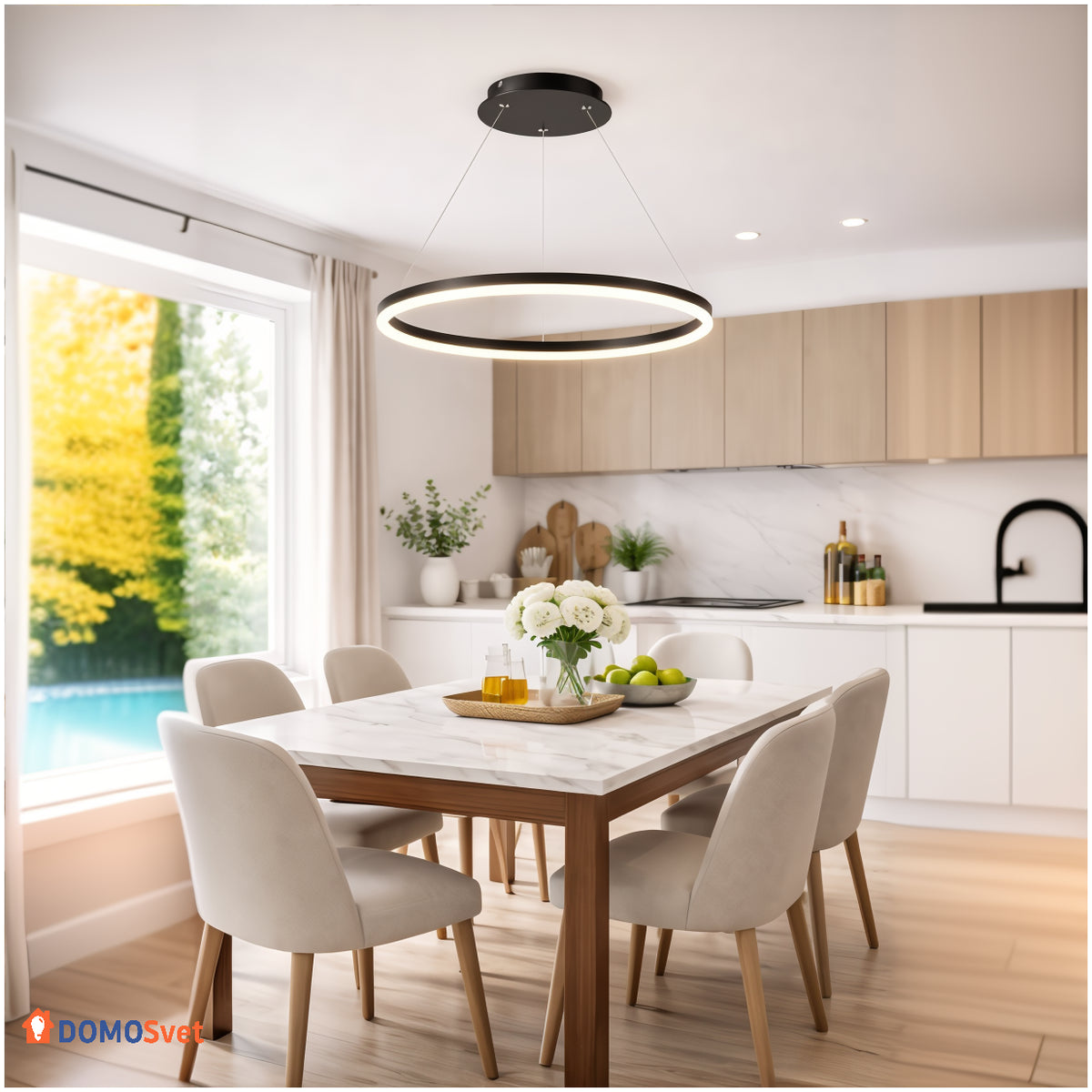 Люстра Eclipse Line Domosvet Design 260814-249124