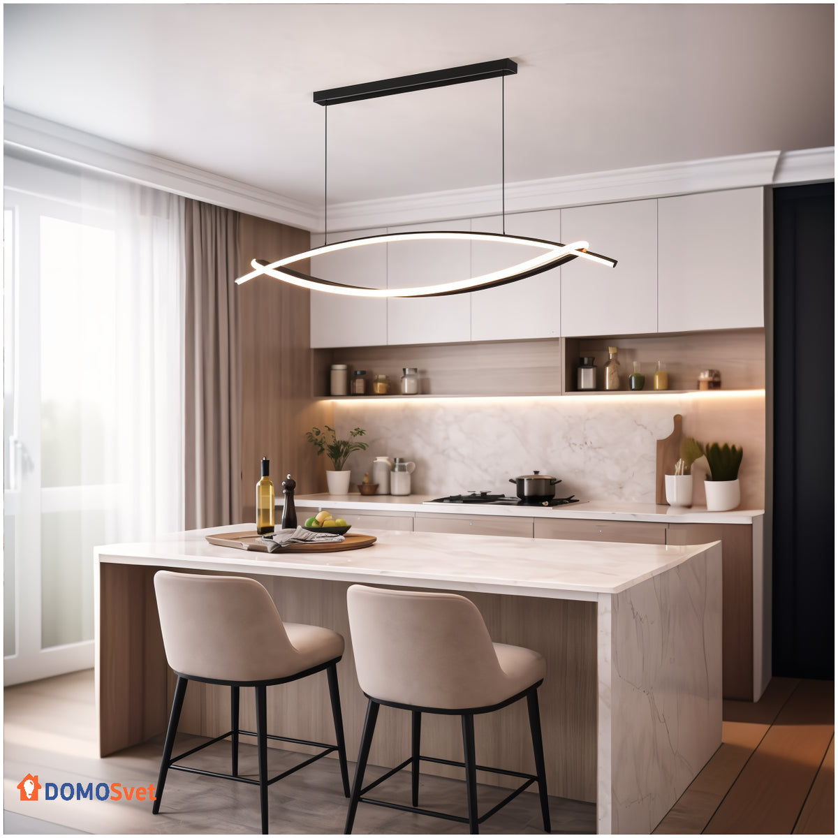 Люстра Light Line Ovale Domosvet Design 260814-249126