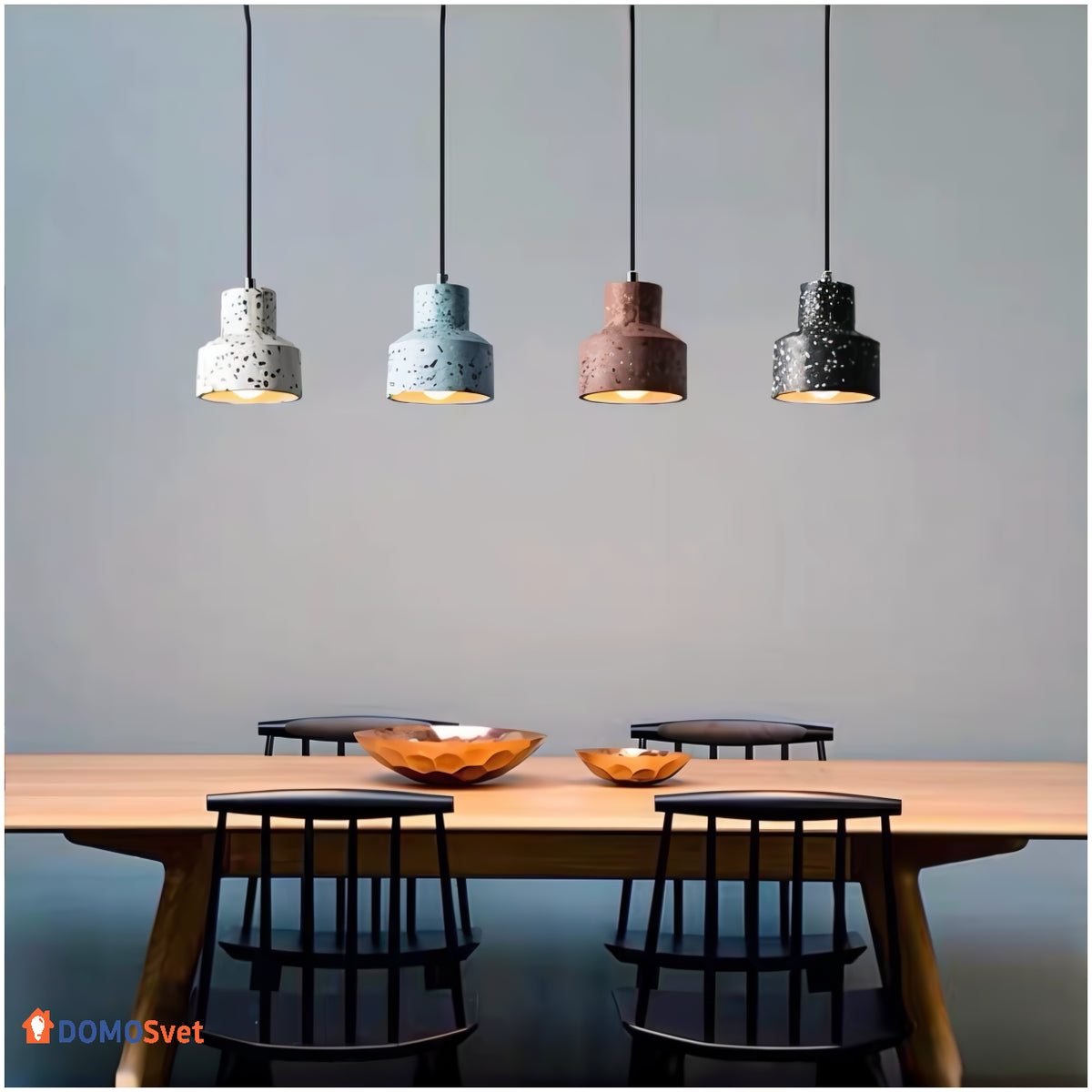 Підвісна Люстра Concrete – Stone Domosvet Design 260814-249138