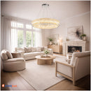 Люстра Crystal Halo Chrome Domosvet Design 260814-249151