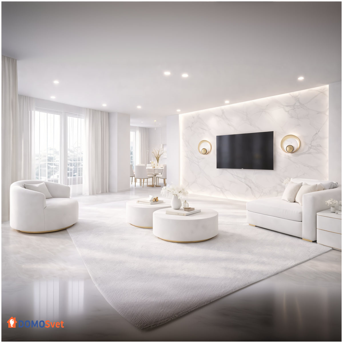 Настінний Світильник Velar Marble Domosvet Design 260814-249156